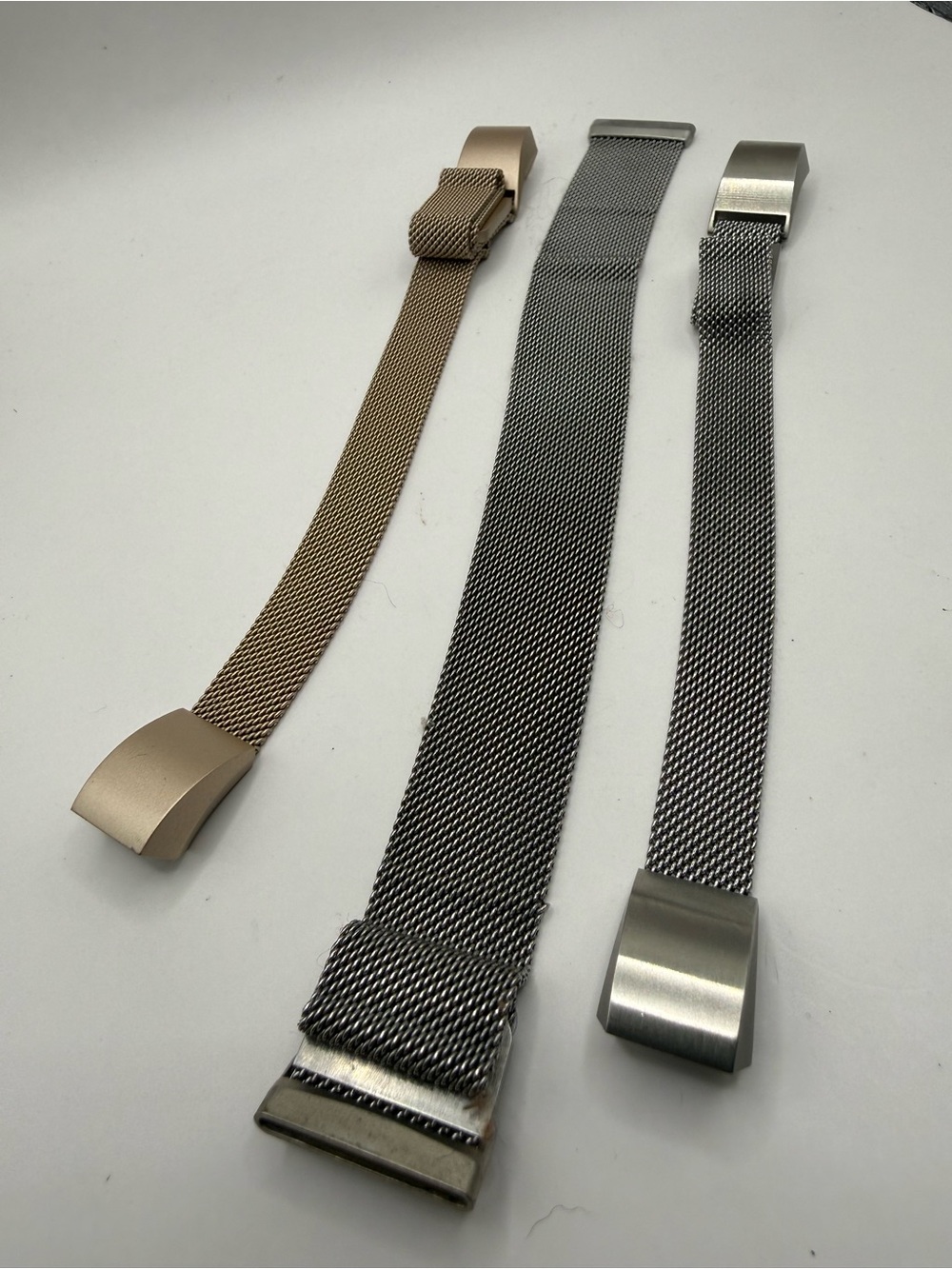 Band lot (3) Milanese Magnetic Loop Stainless Steel Band for Fitbit Alta Large